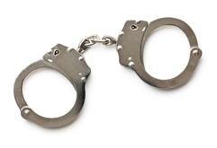 Handcuffs - sex crime defense 